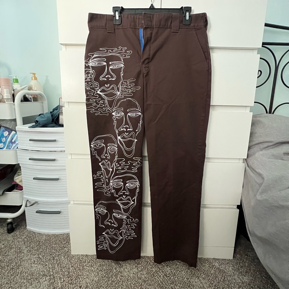 DICKIES brown printed pants